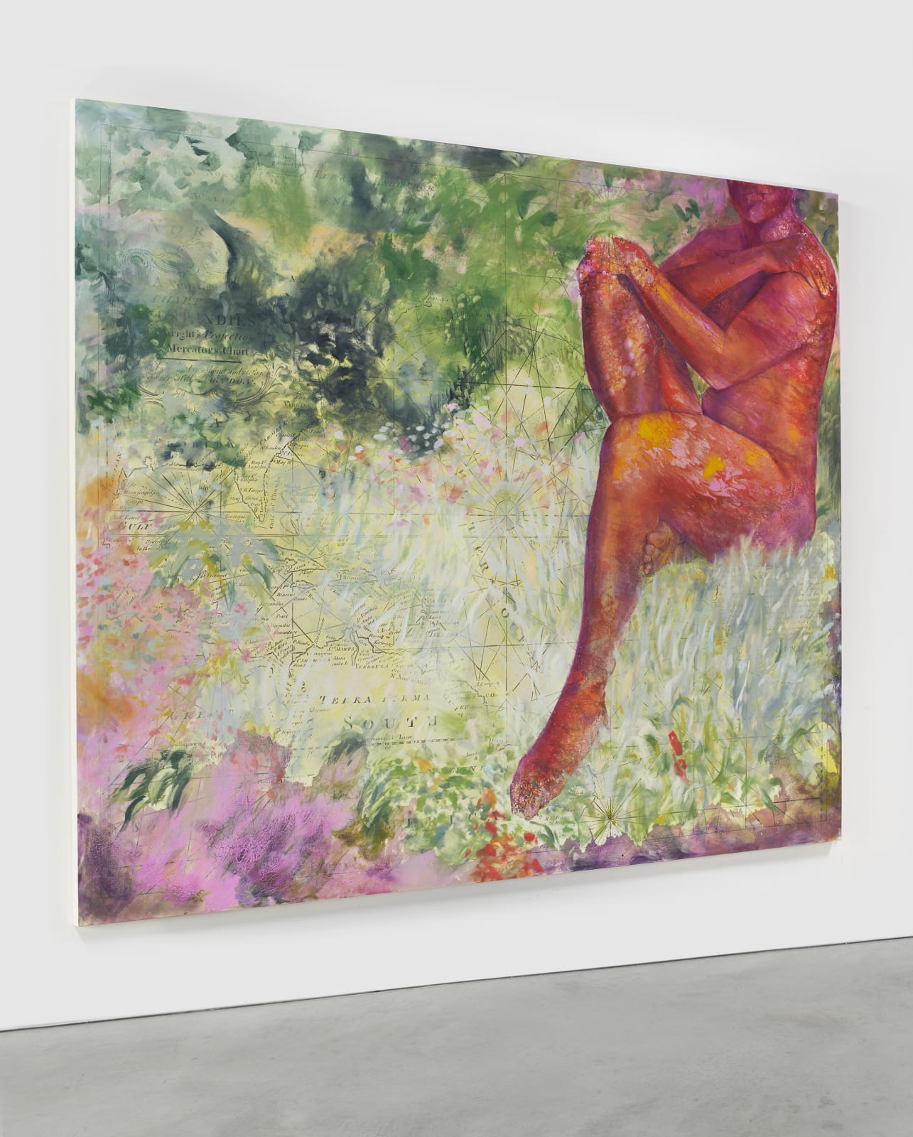 FIRELEI BÁEZ, Laure (New Generall Chart for the West Indies of E. Wright's Projection), 2021