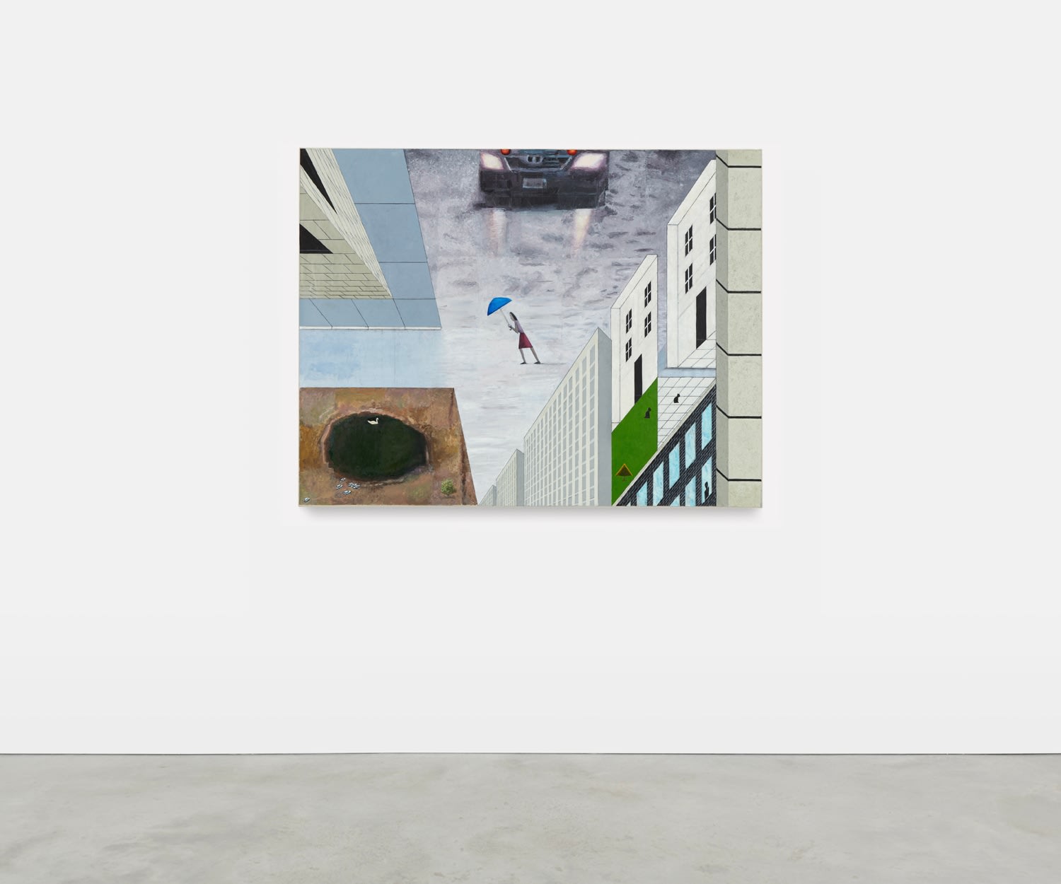 MERNET LARSEN, The Blue Umbrella, 2022