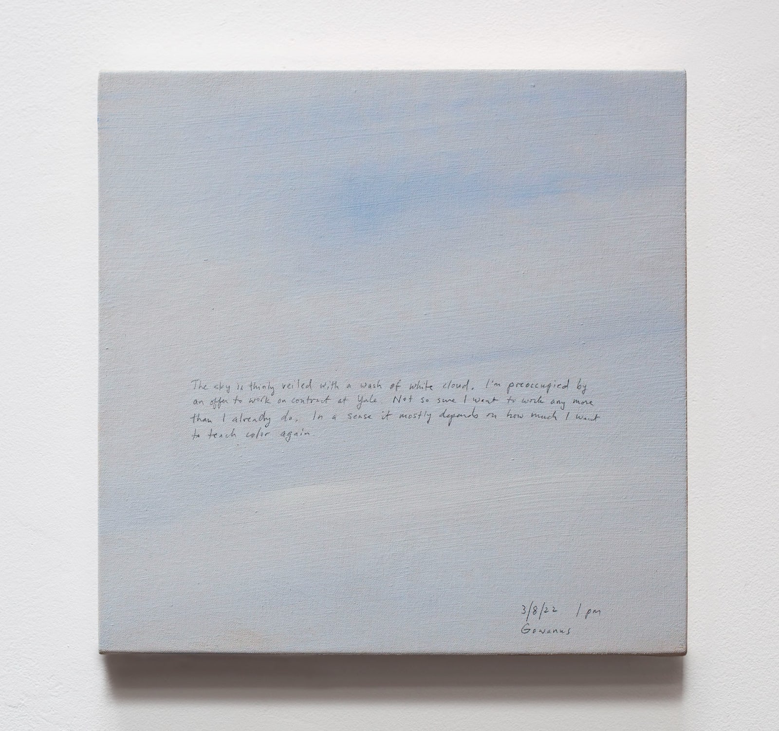 BYRON KIM, Sunday Painting (3/08/2022), 2022