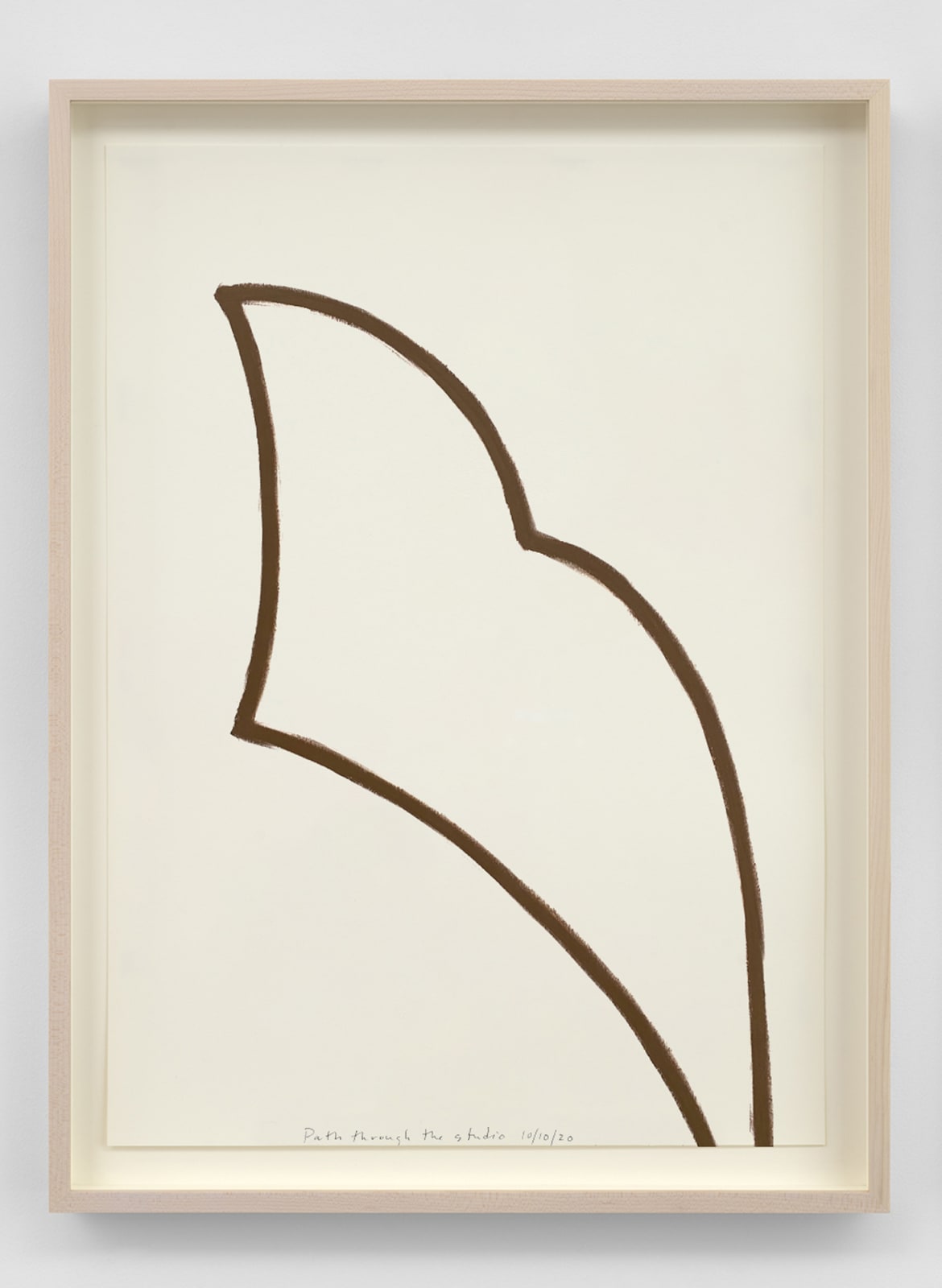 SPENCER FINCH, Paths through the studio (8/31/20 - 10/10/20), I, 2020