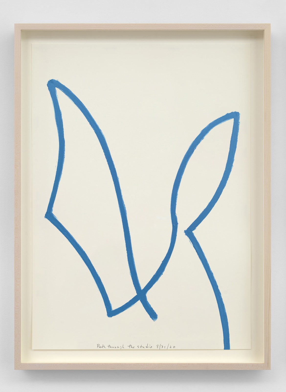 SPENCER FINCH, Paths through the studio (8/31/20 - 10/10/20), I, 2020