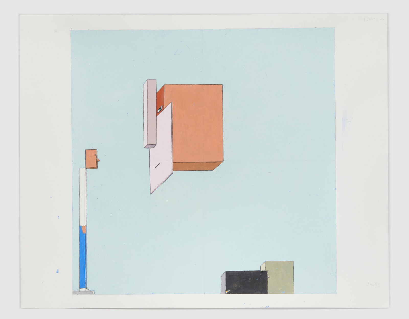 MERNET LARSEN, Study for "Spy" (after El Lissitzky), 2019