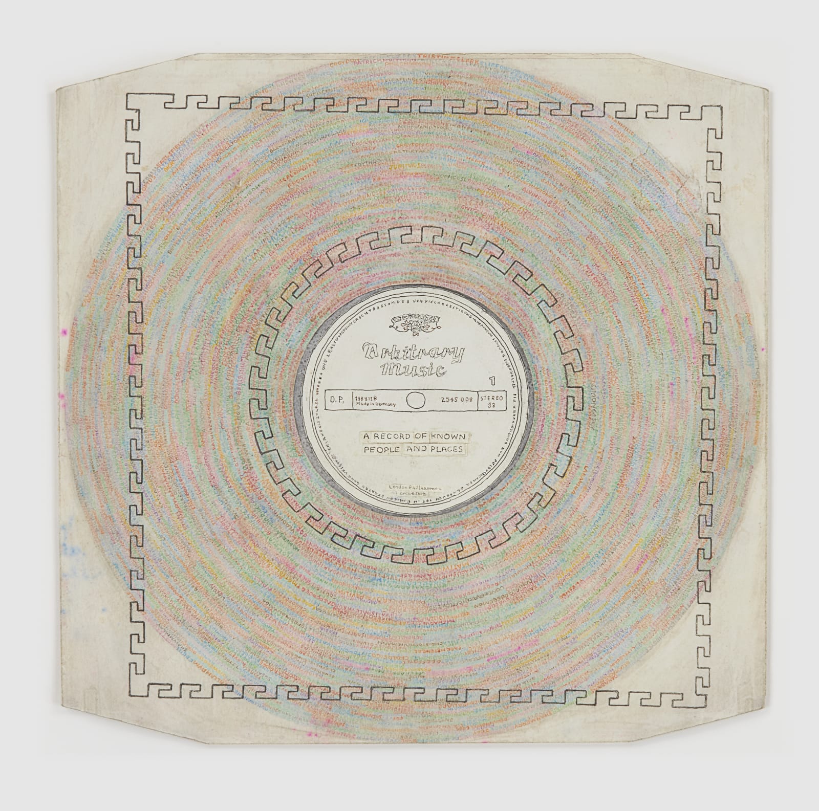 SIMON EVANS ™, Arbitrary Music (a record of known people and places), 2020