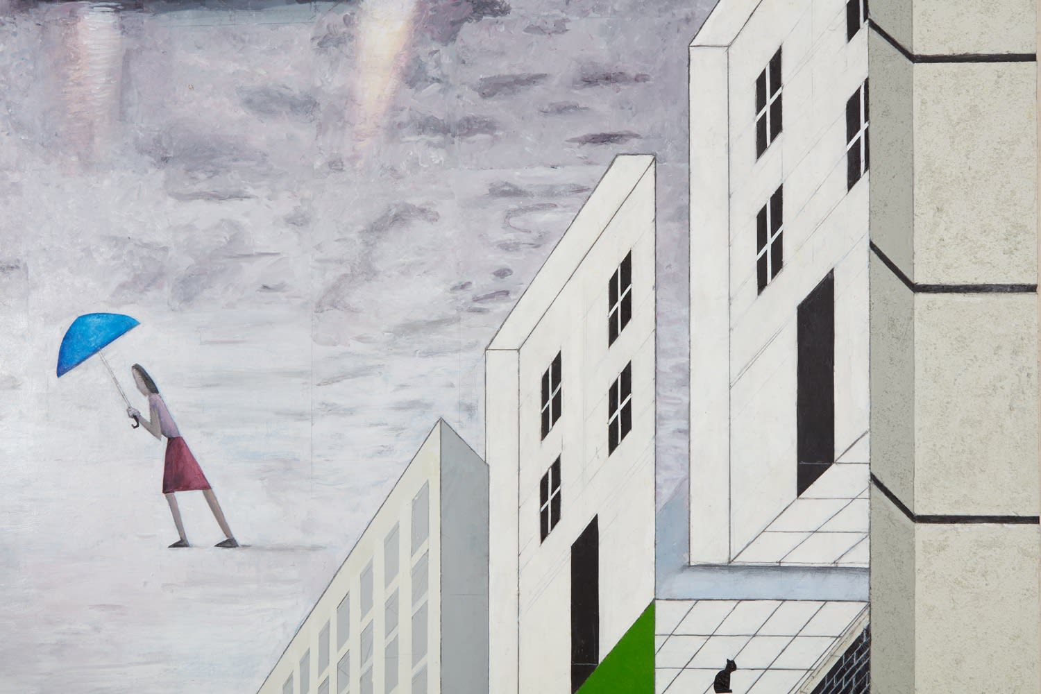 MERNET LARSEN, The Blue Umbrella, 2022