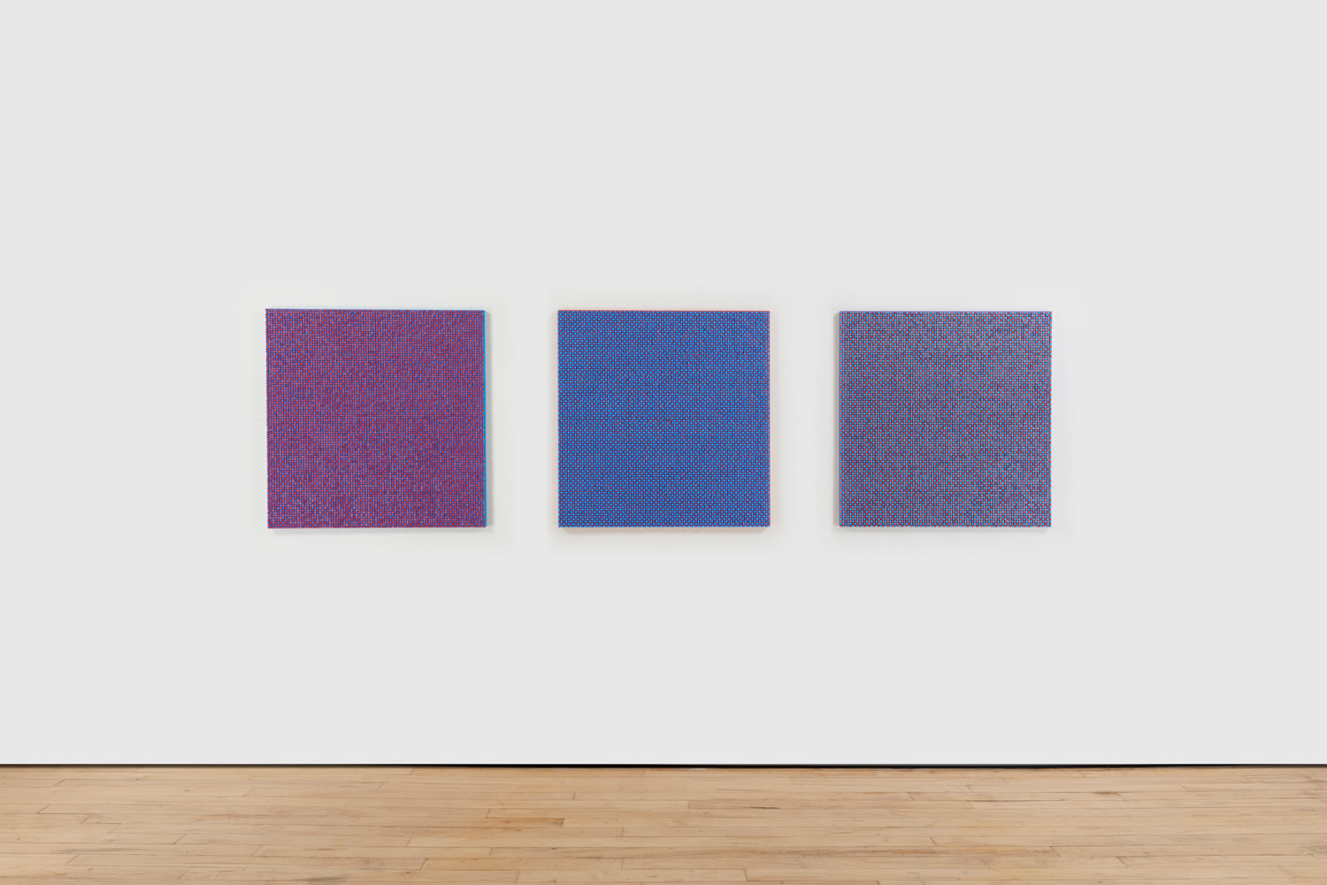 SPENCER FINCH, Optical Study (red/blue/violet), 2022