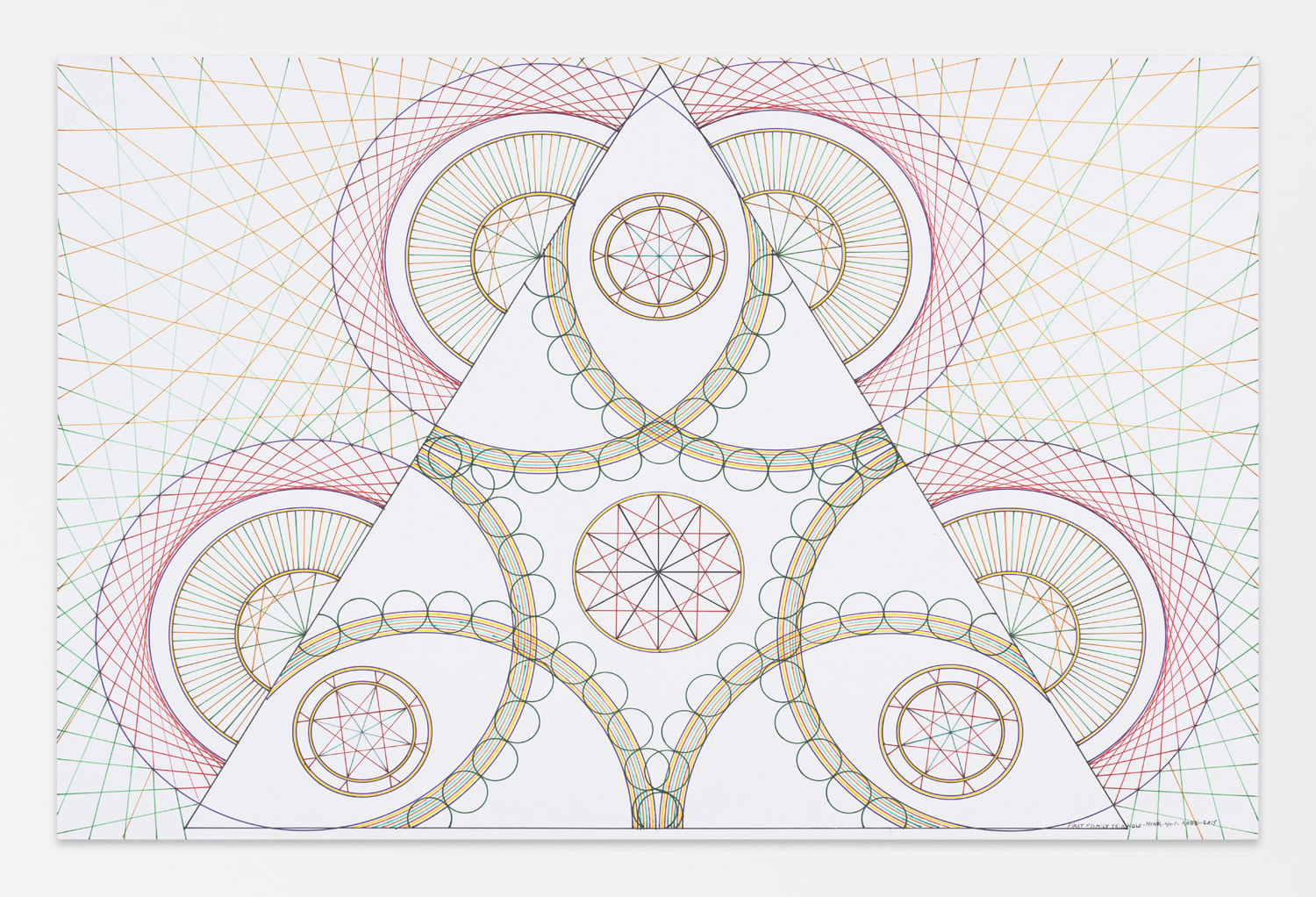MONIR SHAHROUDY FARMANFARMAIAN, First Family Triangle, 2015