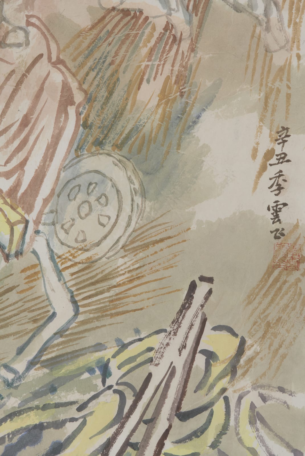 YUN-FEI JI, The hooded skeleton on a goat, 2021