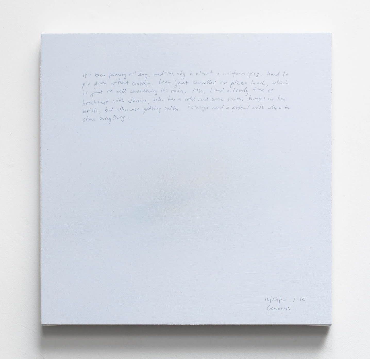 BYRON KIM, Sunday Painting 10/29/17, 2017