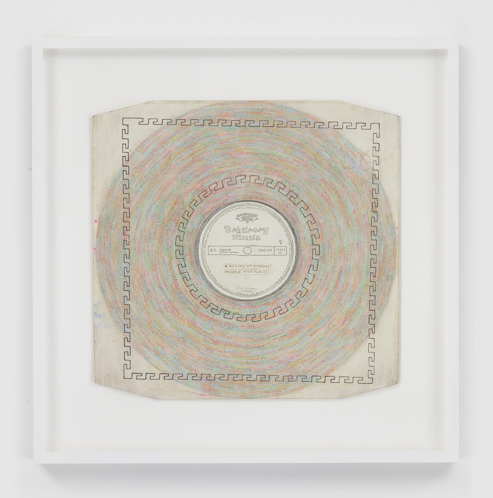 SIMON EVANS ™, Arbitrary Music (a record of known people and places), 2020