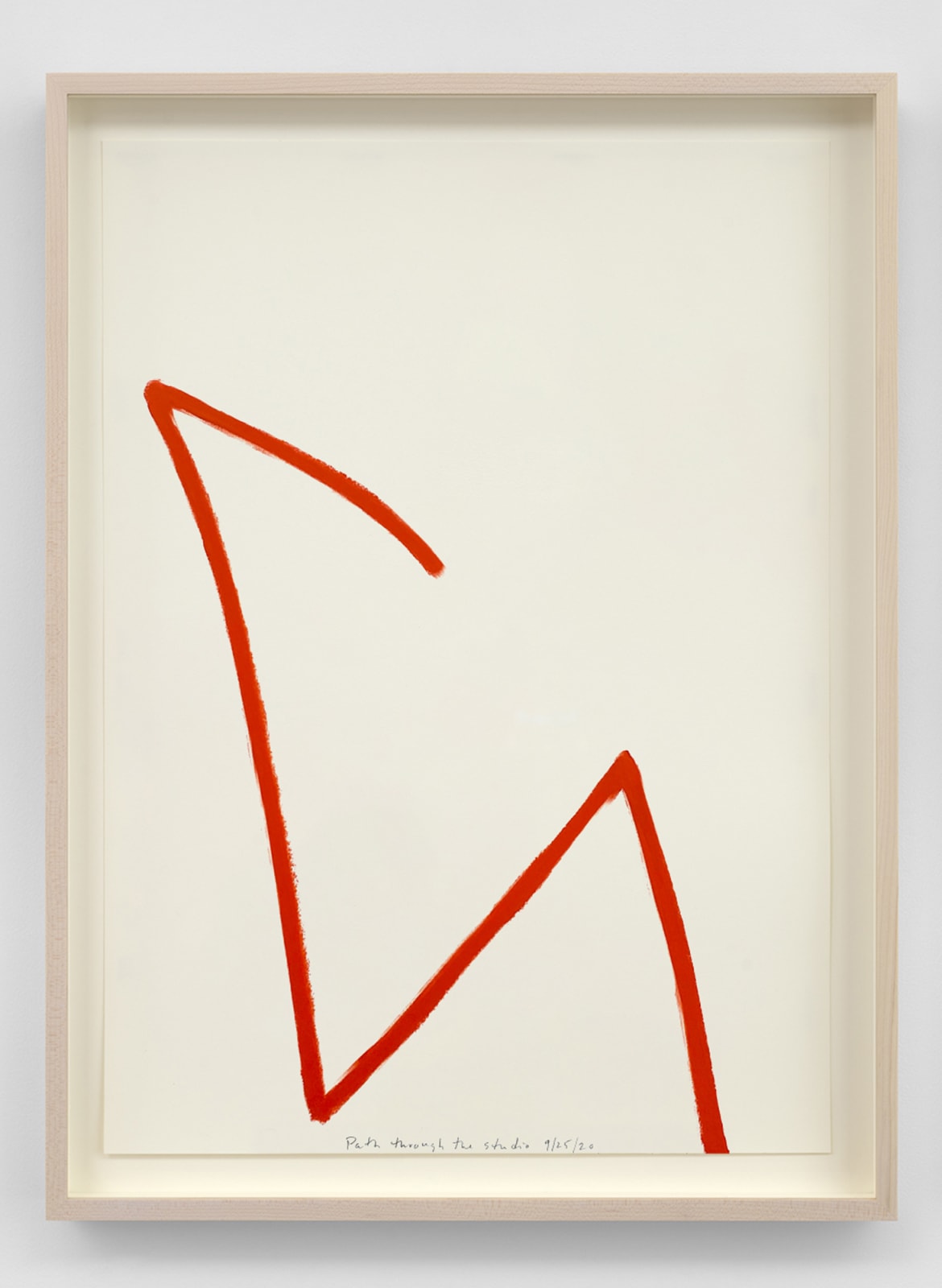 SPENCER FINCH, Paths through the studio (8/31/20 - 10/10/20), I, 2020
