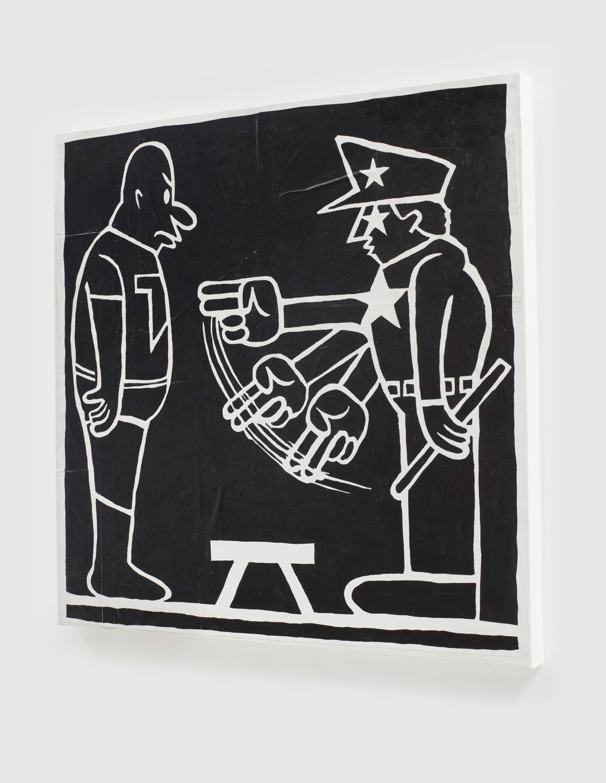 TRENTON DOYLE HANCOCK, Step and Screw: West End Scrap (Fingered), 2021