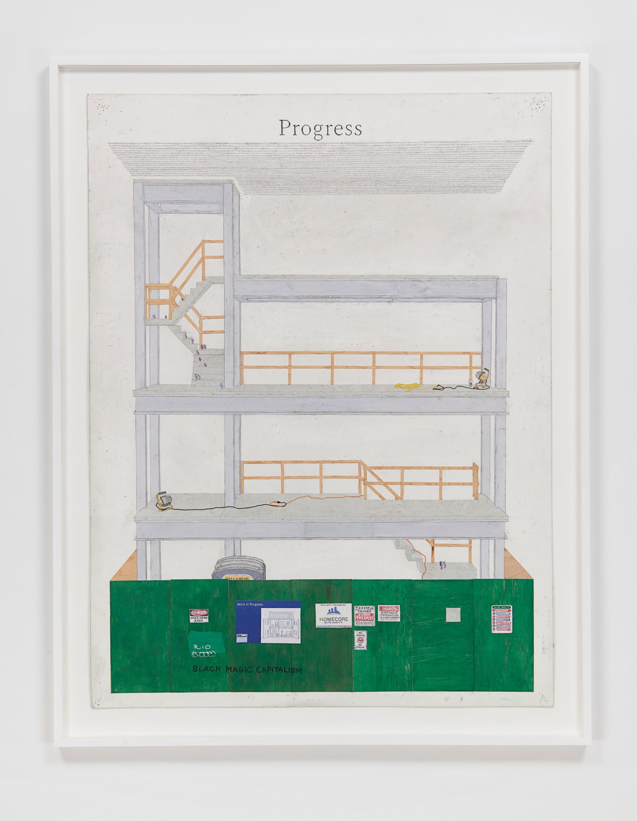 SIMON EVANS AND SARAH LANNAN, This American Dollhouse: Progress, 2023