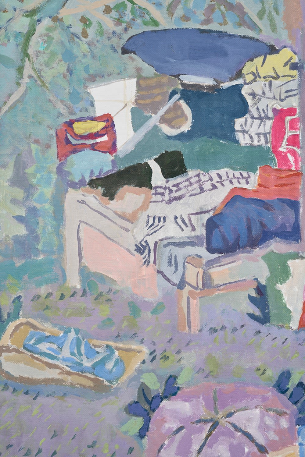 YUN-FEI JI, Satellite Dish on a Bed, 2022
