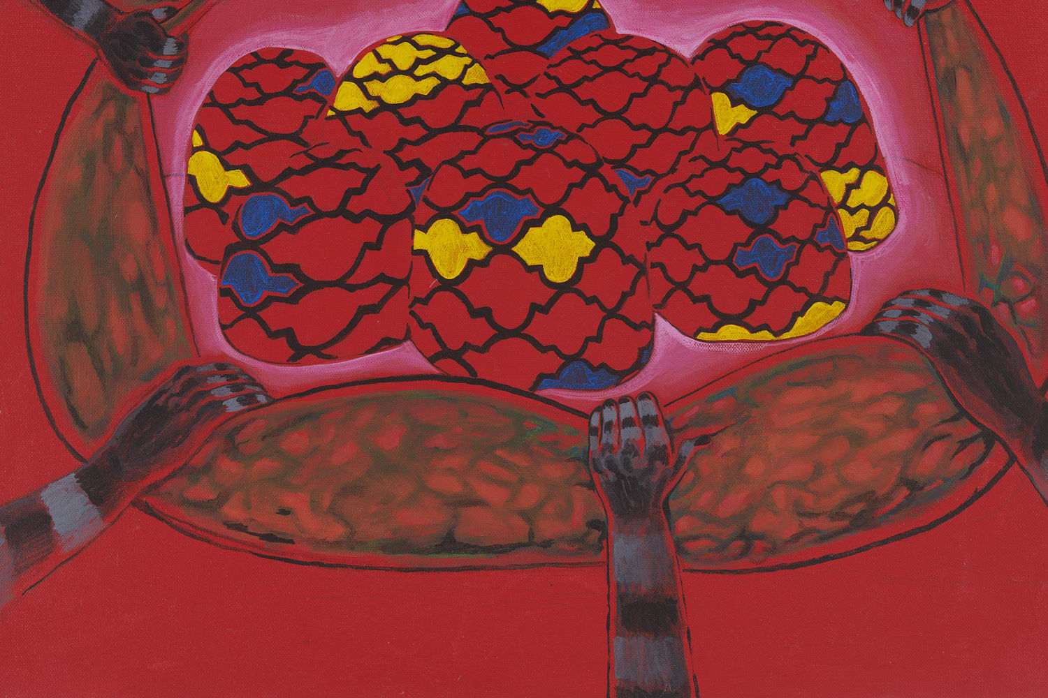 TRENTON DOYLE HANCOCK, Becoming the Toymaker, Phase 11 of 41: Attack Me With Her Lovely Strange Candy, 2020