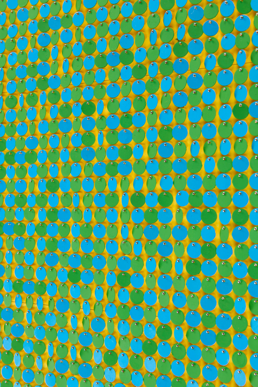 SPENCER FINCH, Optical Study (yellow/blue/green), 2022