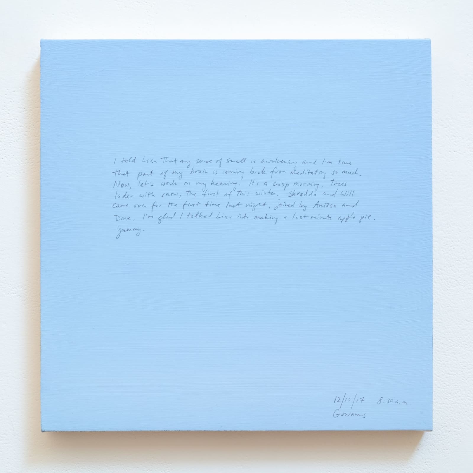 BYRON KIM, Sunday Painting 12/10/17, 2017