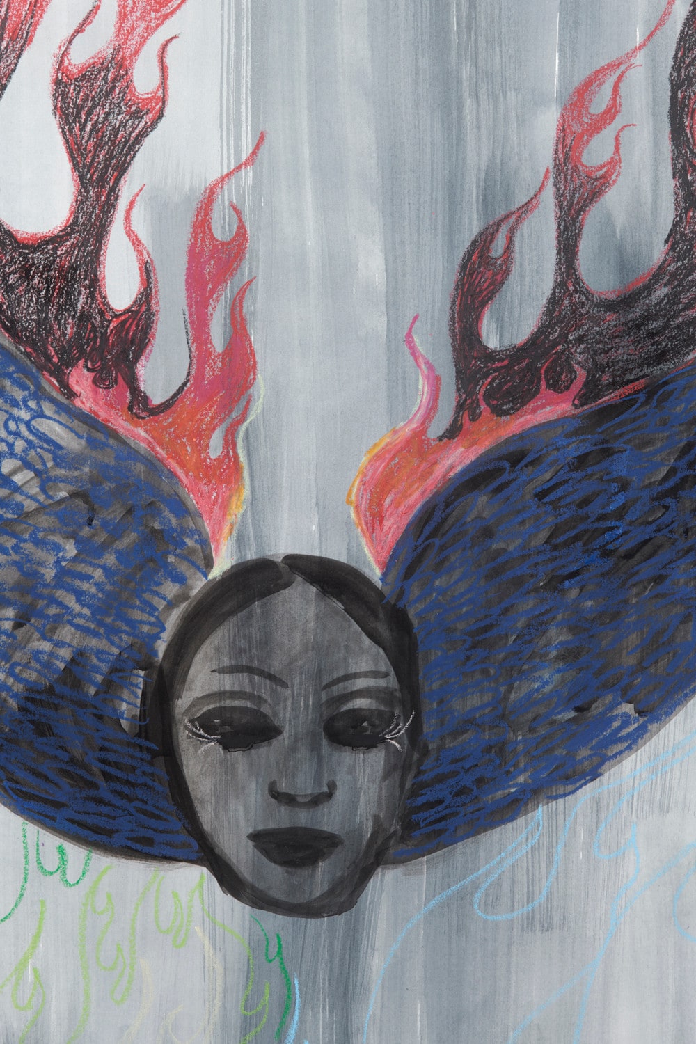 NAUDLINE PIERRE, Fire Storm, 2022