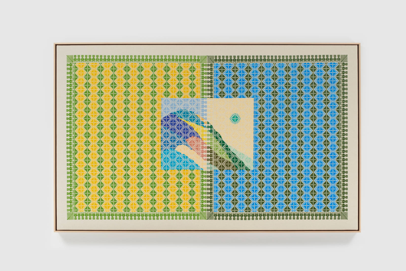 JORDAN NASSAR, A Yellow World A Blue Sun, 2023