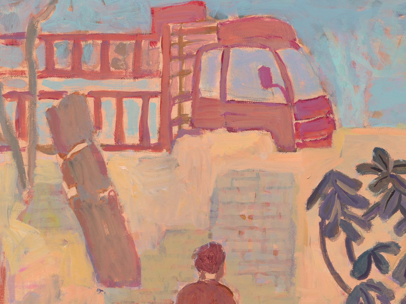 YUN-FEI JI, The Red Truck is Waiting, 2022