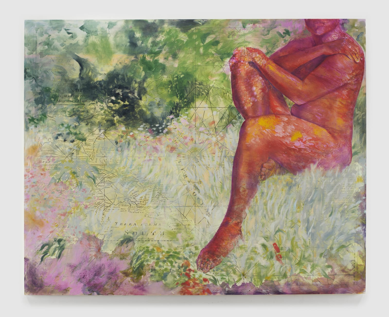 FIRELEI BÁEZ, Laure (New Generall Chart for the West Indies of E. Wright's Projection), 2021