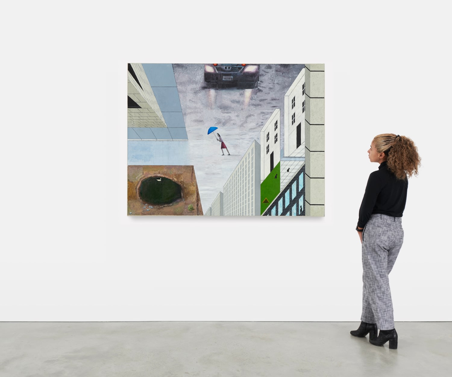 MERNET LARSEN, The Blue Umbrella, 2022