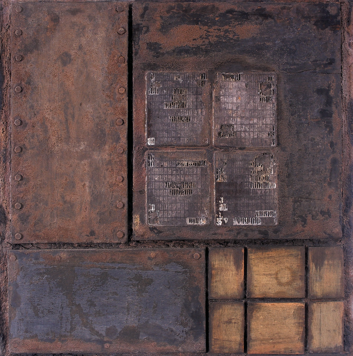 ELSA GRAMCKO, Identificación plástica con un centro interior (Plastic Identifications with an Intimate Center), 1975