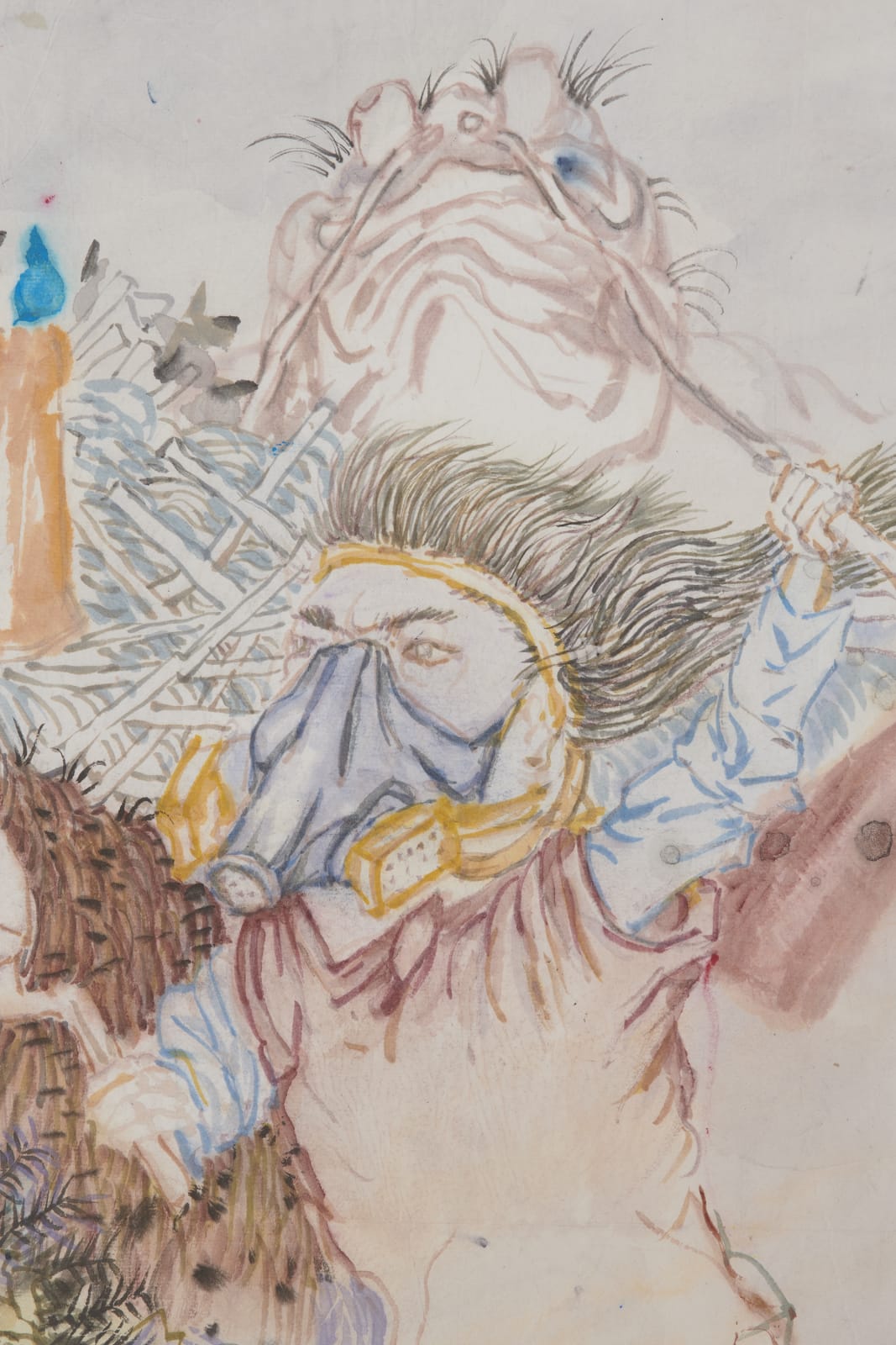 YUN-FEI JI, The protesters, 2021