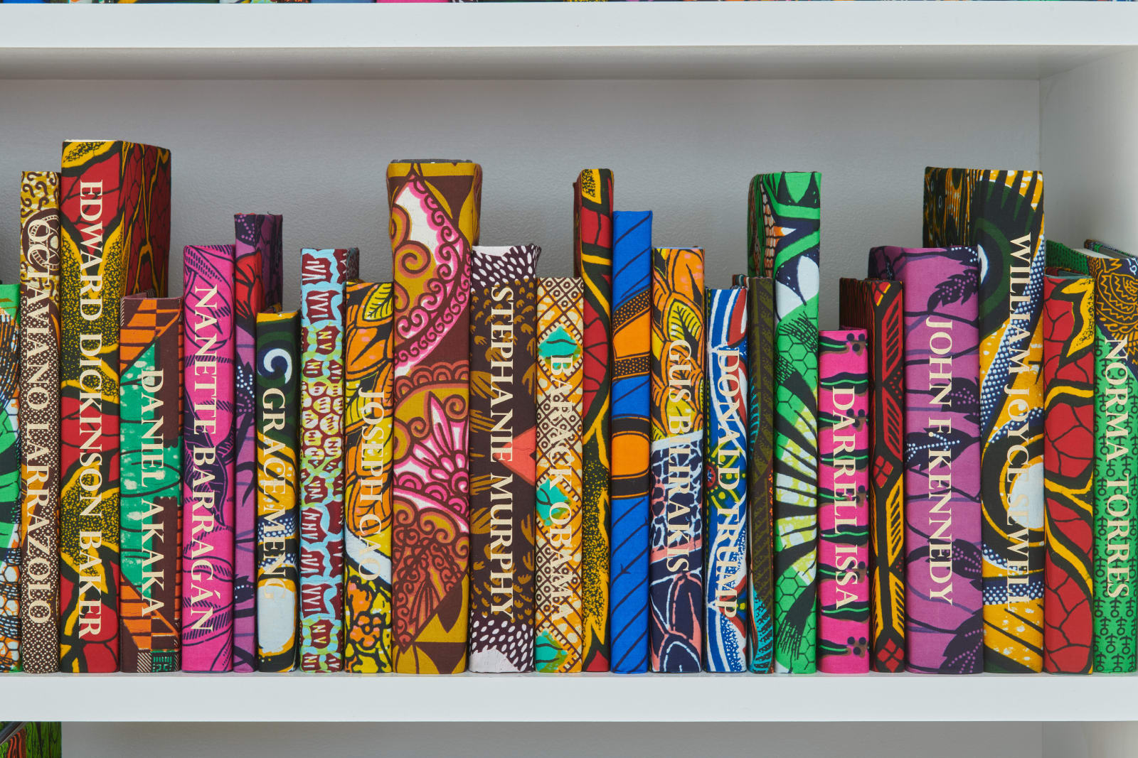 YINKA SHONIBARE, The American Library Collection (Public Health), 2021