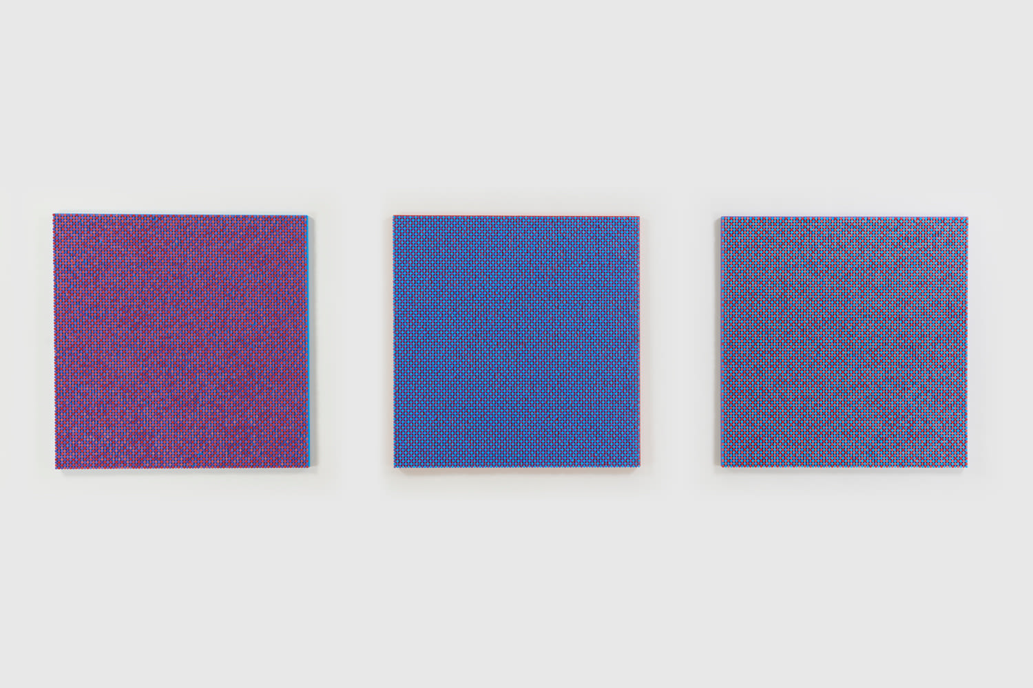 SPENCER FINCH, Optical Study (red/blue/violet), 2022