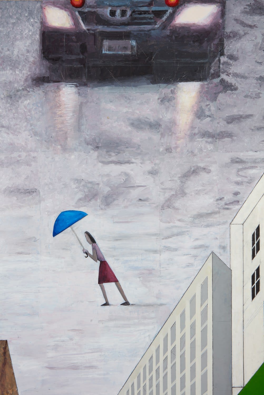 MERNET LARSEN, The Blue Umbrella, 2022