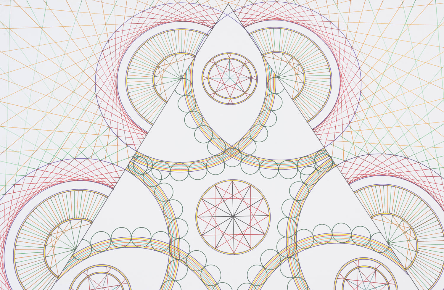 MONIR SHAHROUDY FARMANFARMAIAN, First Family Triangle, 2015