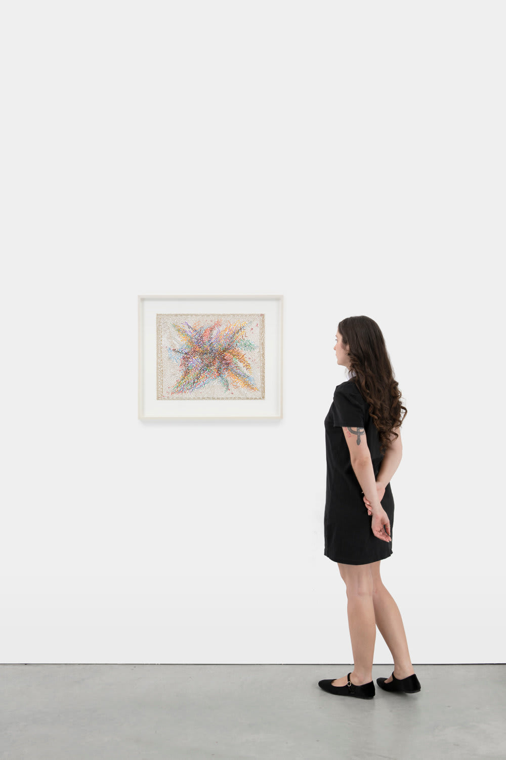 MONIR SHAHROUDY FARMANFARMAIAN, Untitled (Calligraphy 1), 1984