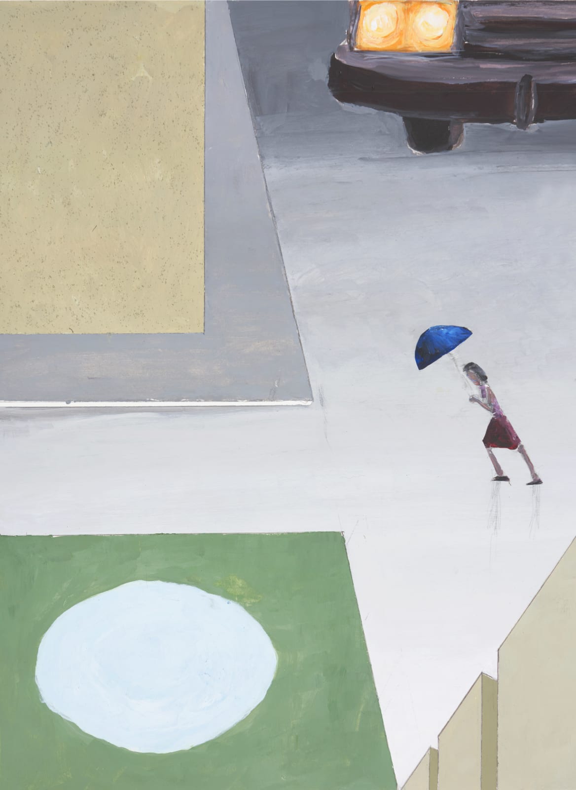 MERNET LARSEN, Car and umbrella: study, c. 2016