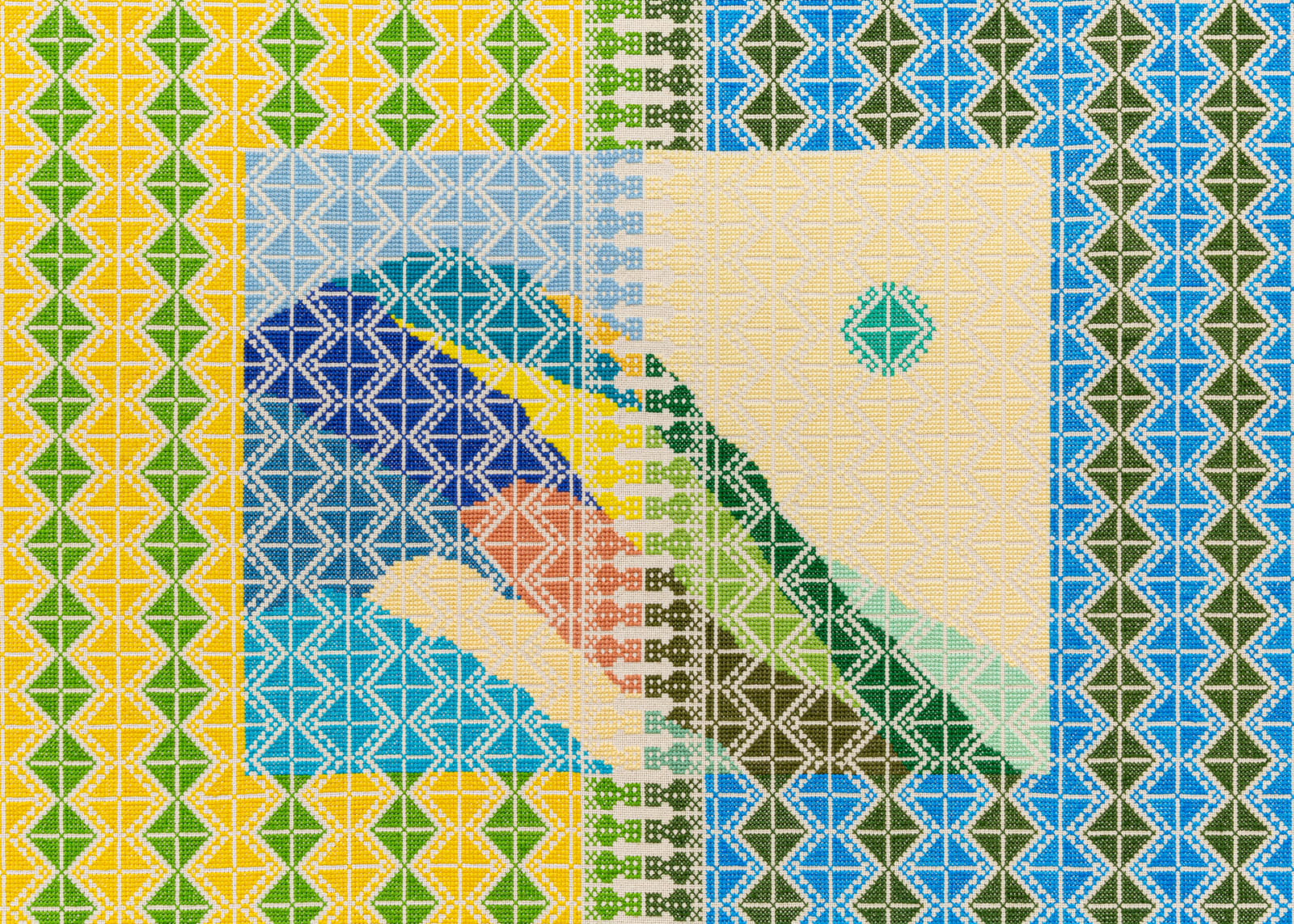 JORDAN NASSAR, A Yellow World A Blue Sun, 2023