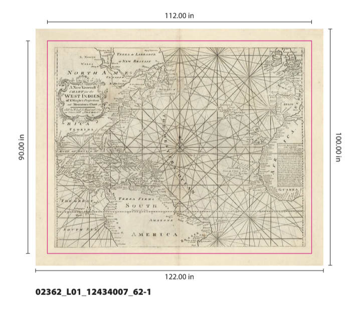 FIRELEI BÁEZ, Laure (New Generall Chart for the West Indies of E. Wright's Projection), 2021