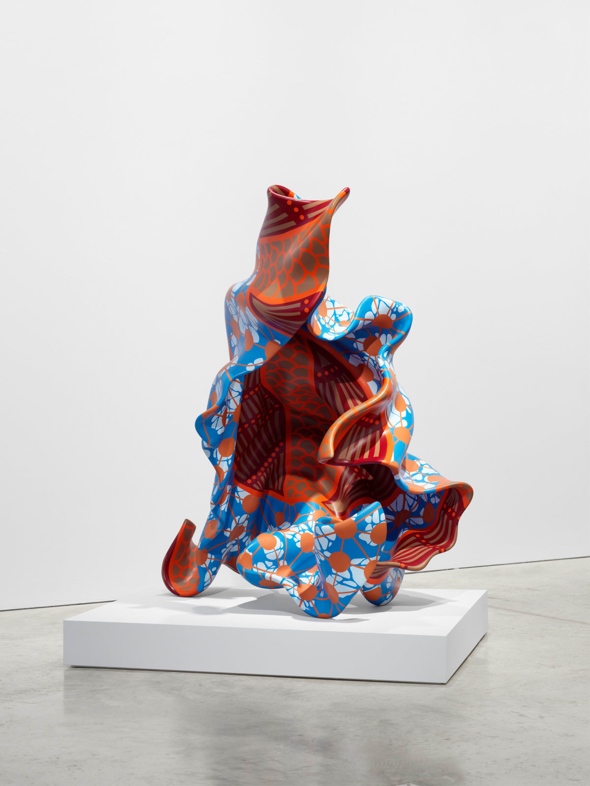 YINKA SHONIBARE, Bronze Textile I, 2023