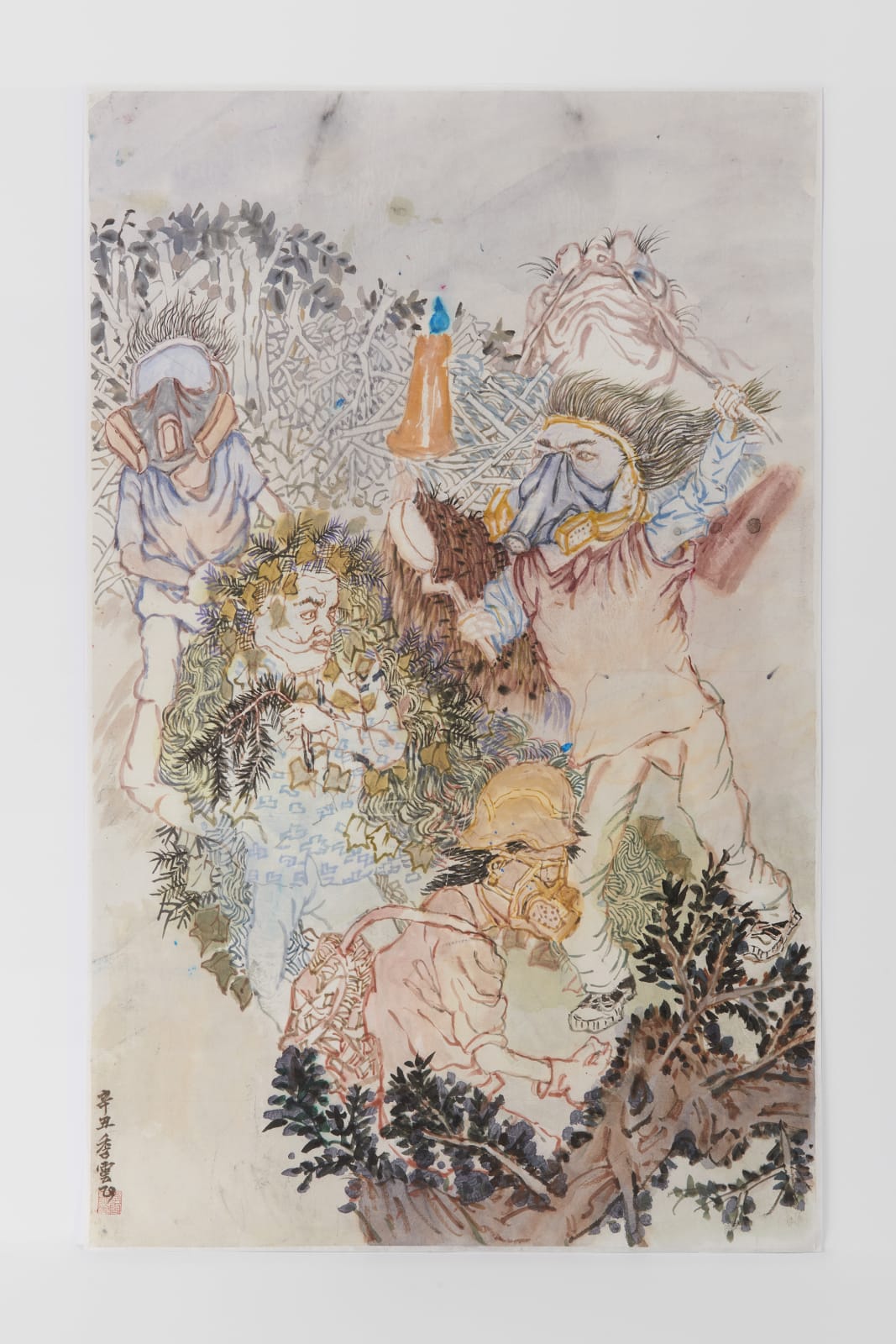 YUN-FEI JI, The protesters, 2021