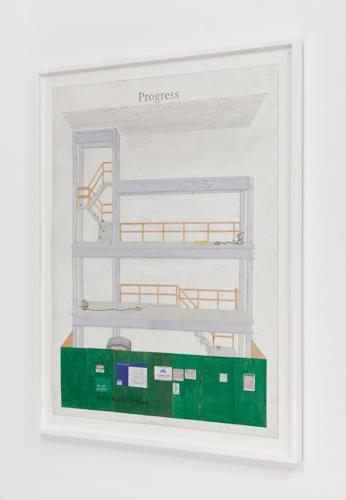 SIMON EVANS AND SARAH LANNAN, This American Dollhouse: Progress, 2023