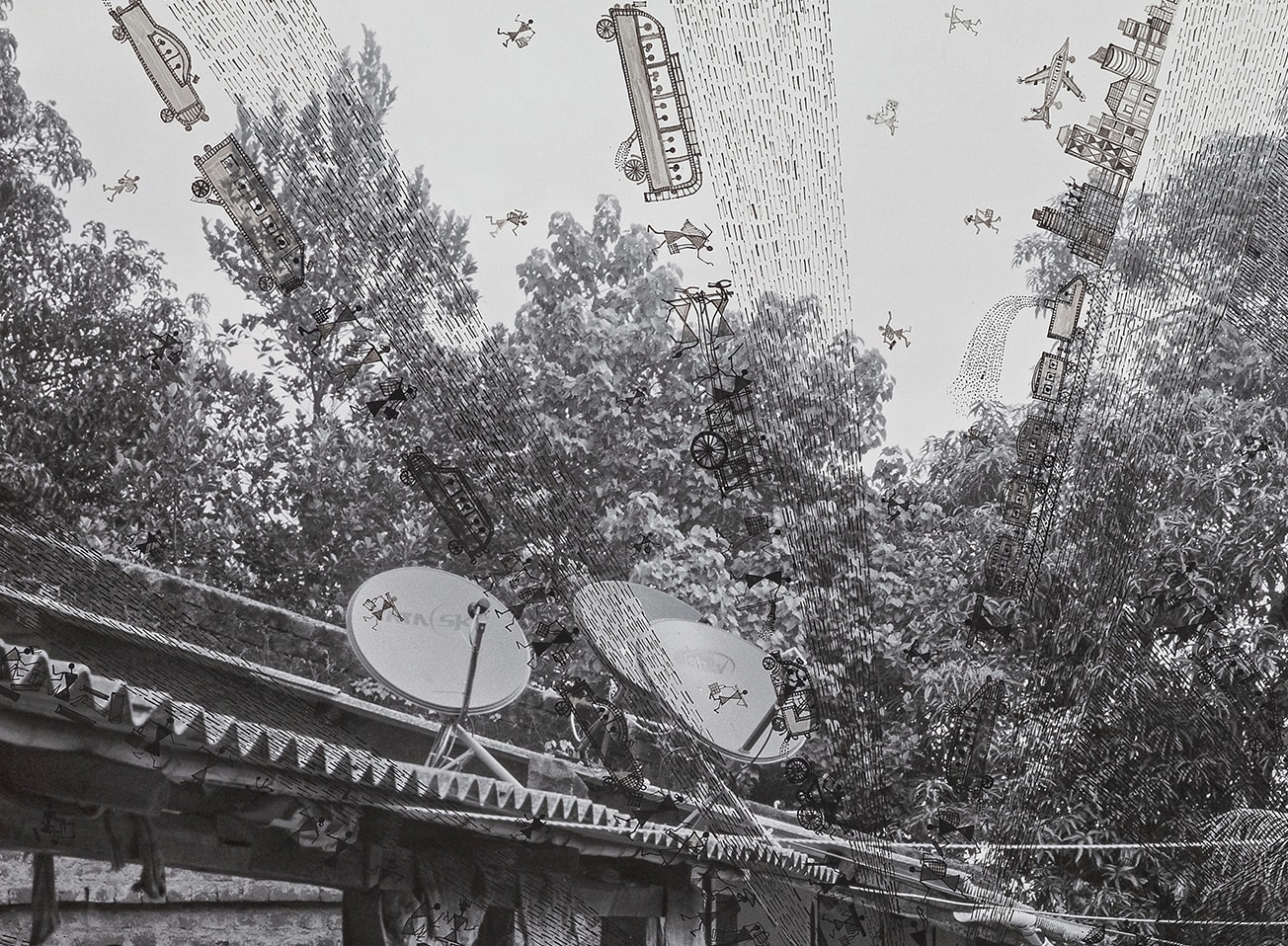 GAURI GILL and RAJESH VANGAD, Three Suns from the series Fields of Sight, 2019