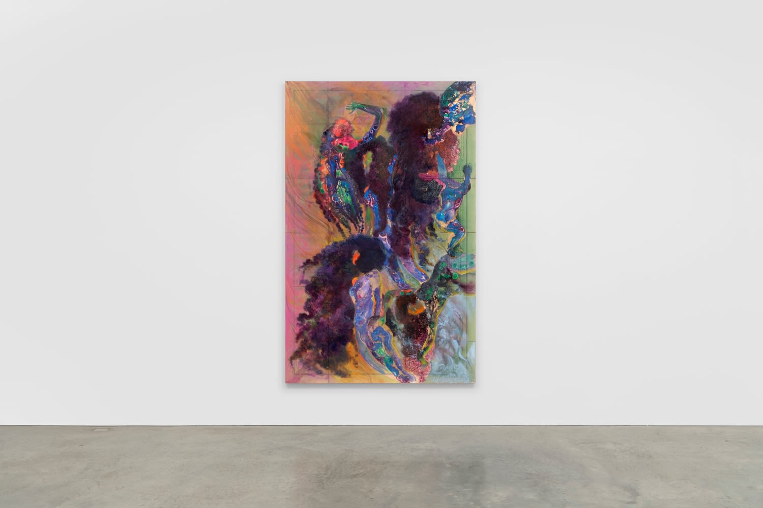 FIRELEI BÁEZ, Black counter gravity (Carte figurative et approximative des quantités de coton en laine importés en Europe en 1858 et 1861), 2022