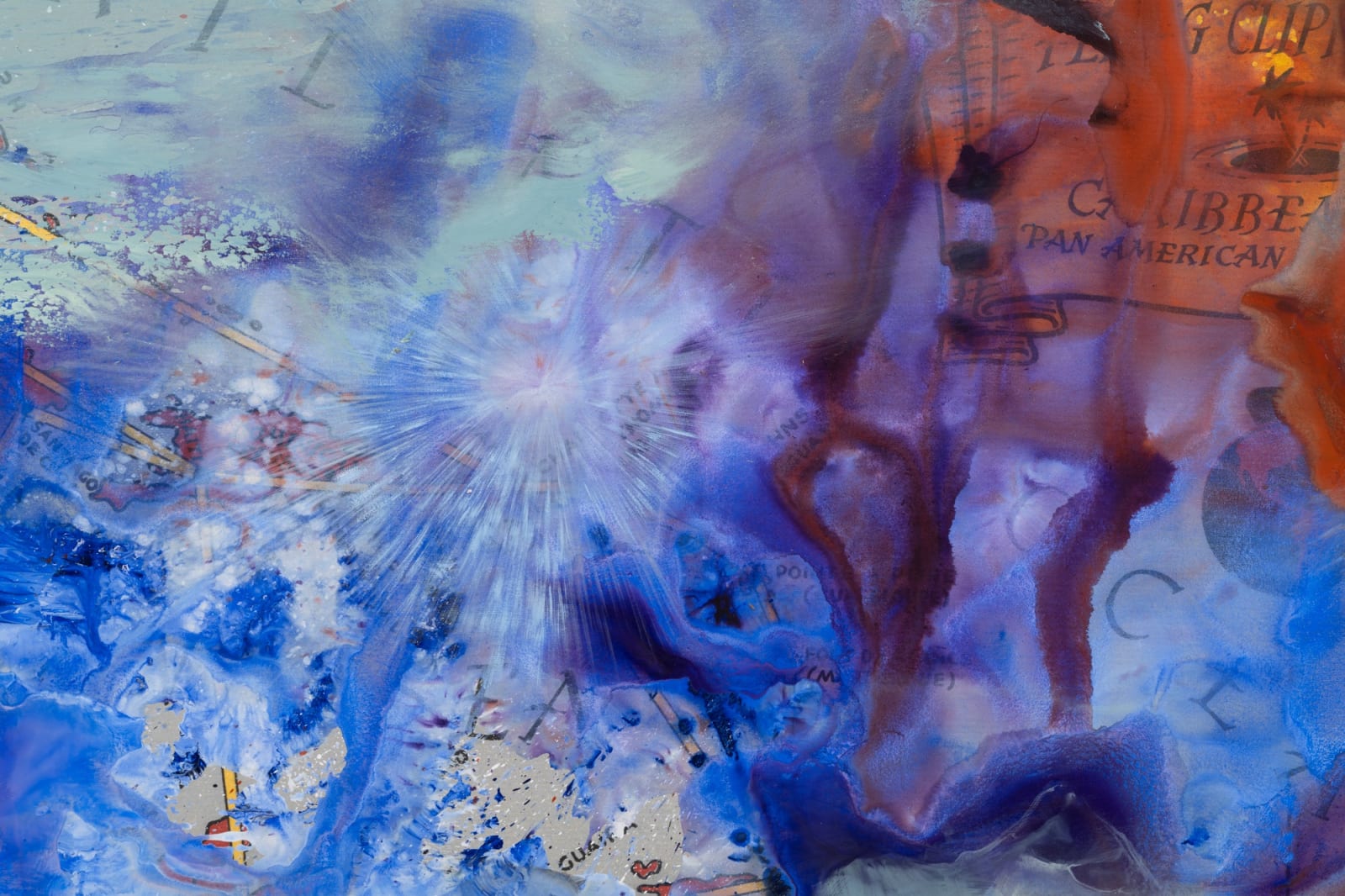FIRELEI BÁEZ, Untitled (Routes of the famous flying Clipper ships), 2022