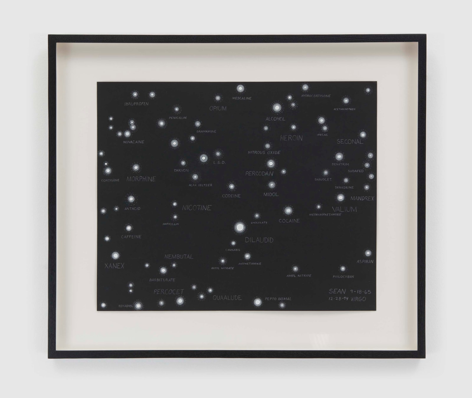 FRED TOMASELLI, Portrait of Sean 12-28-94, 1994