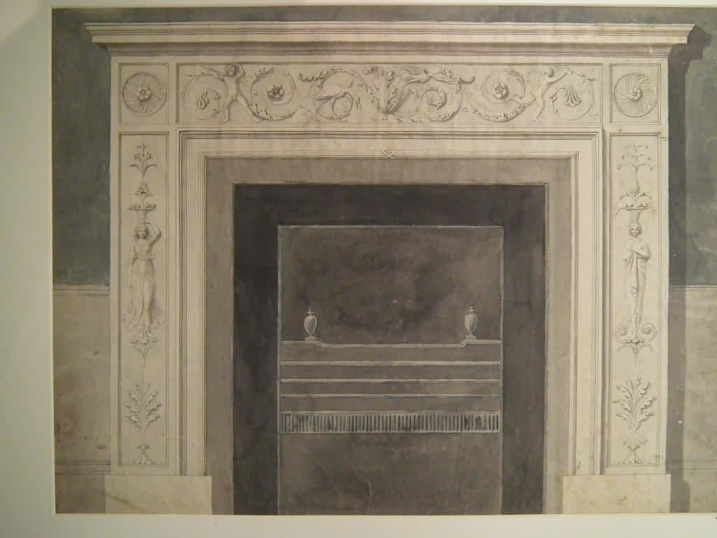 Flaxman, John, CHIMNEYPIECE BY JOHN FLAXMAN R.A. (1755-1826)