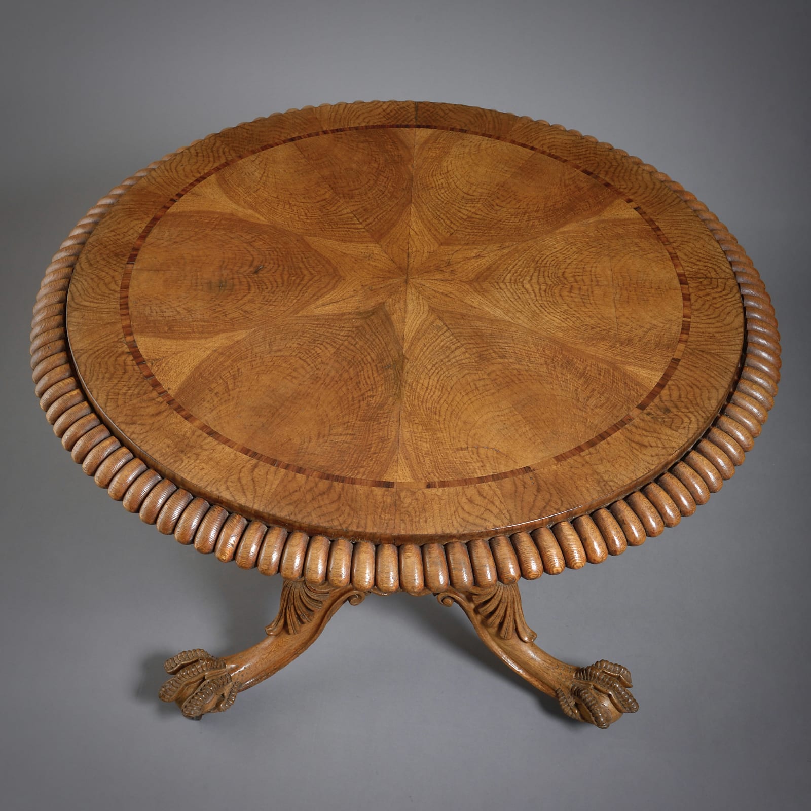 Gillows Oak Centre Table