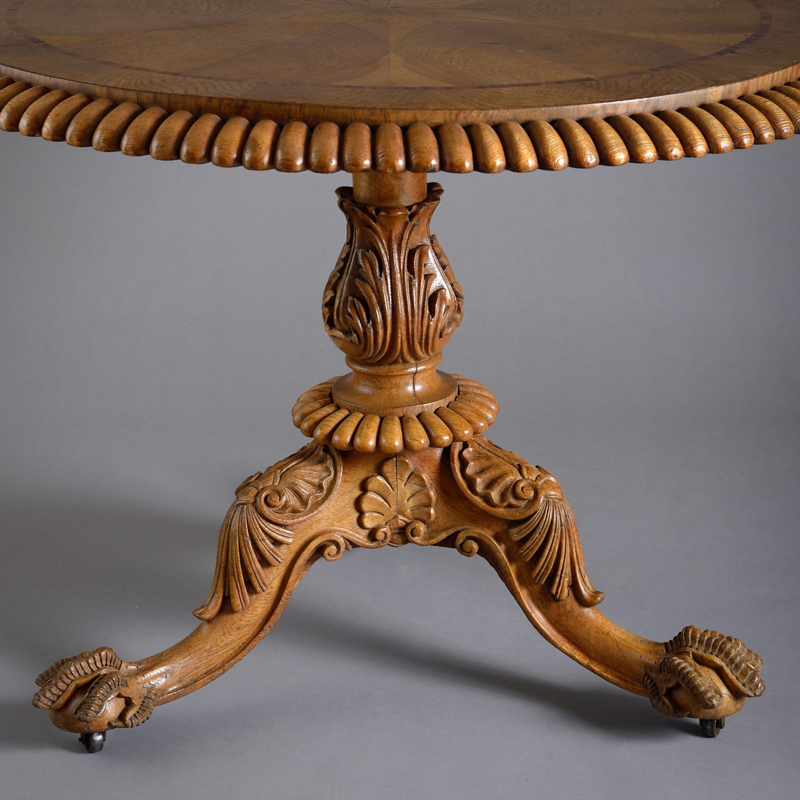 Gillows Oak Centre Table