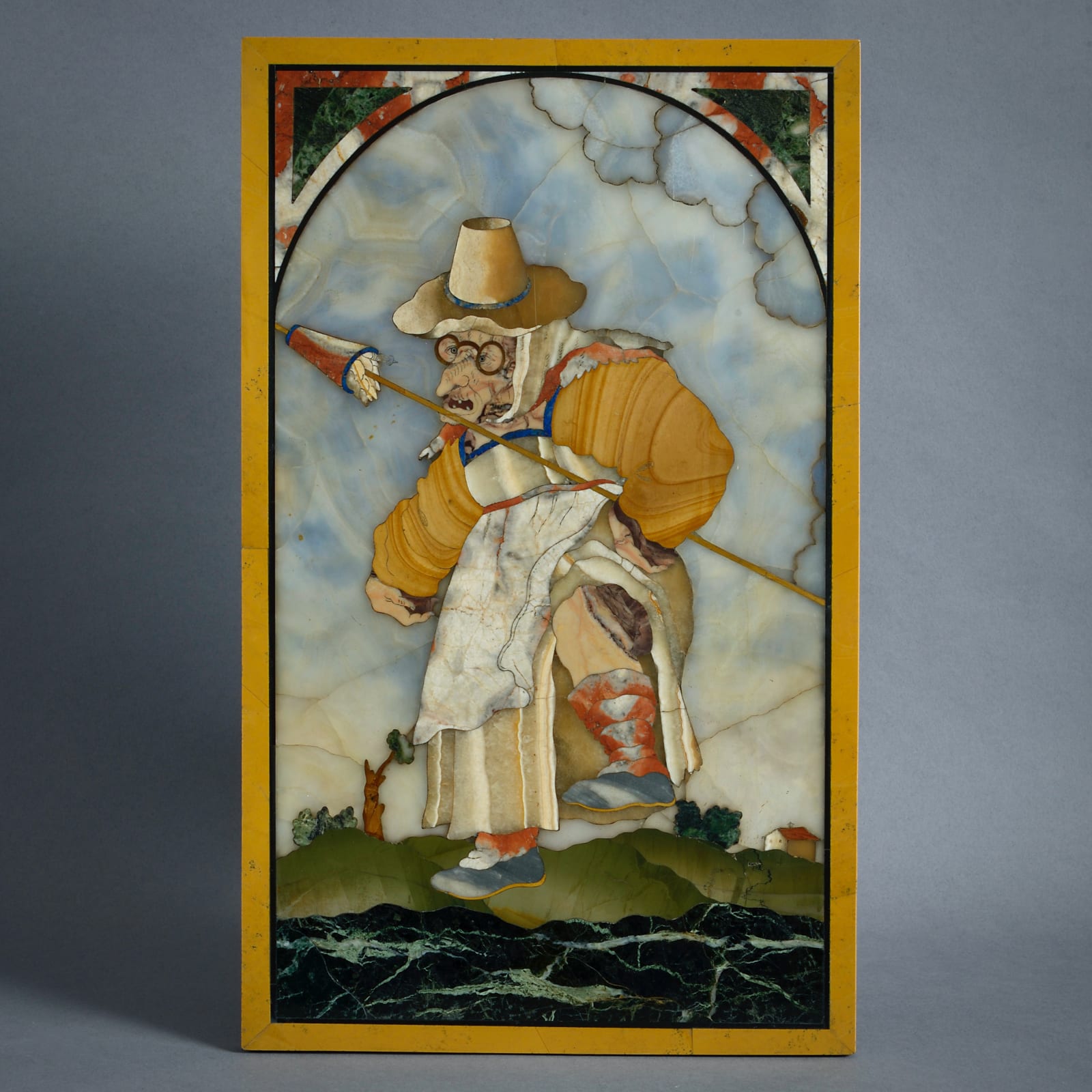 PAIR OF MEDICI WORKSHOP PIETRA DURA PANELS BY BACCIO CAPPELLI
