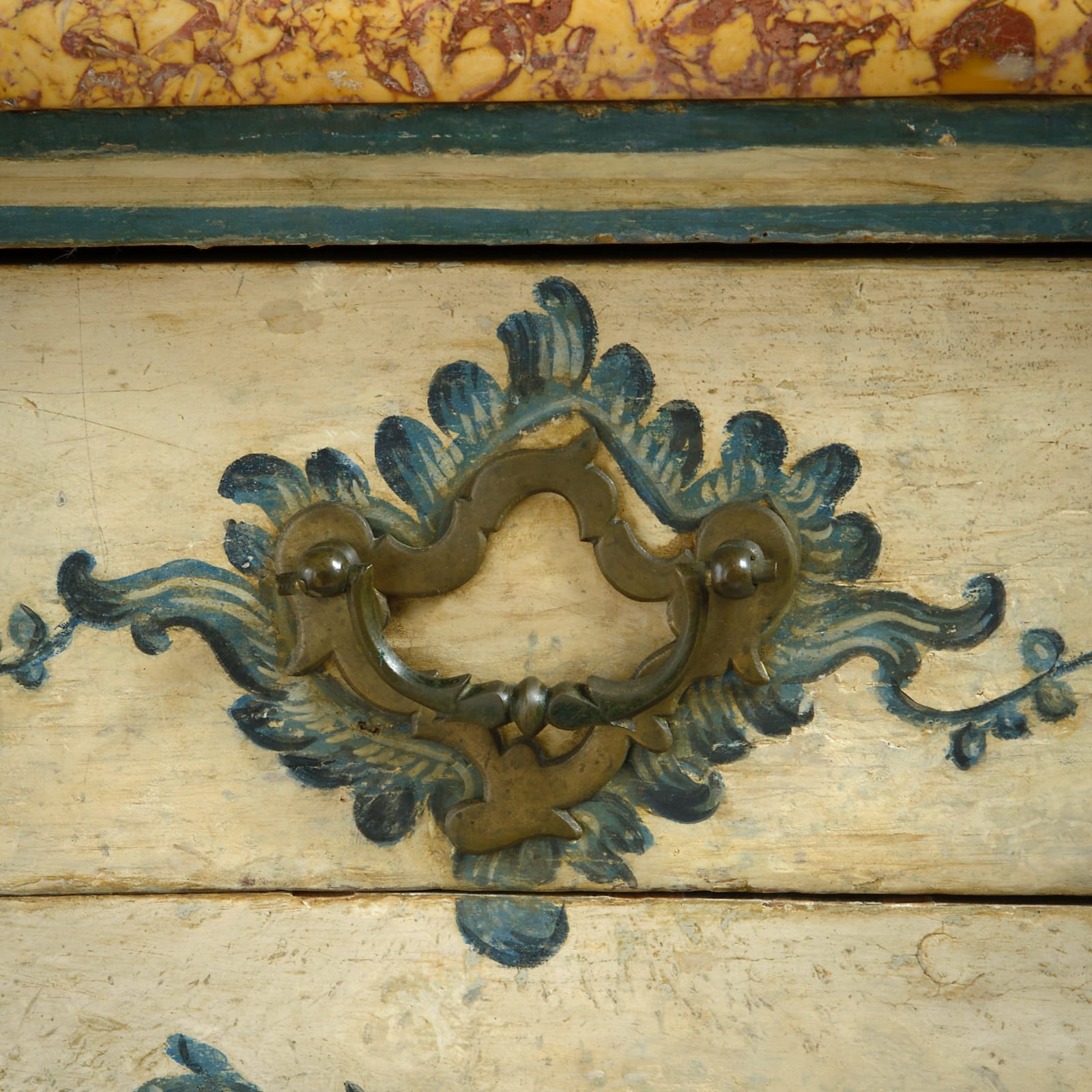 FINE PAIR OF GENOESE PAINTED SIDE TABLES