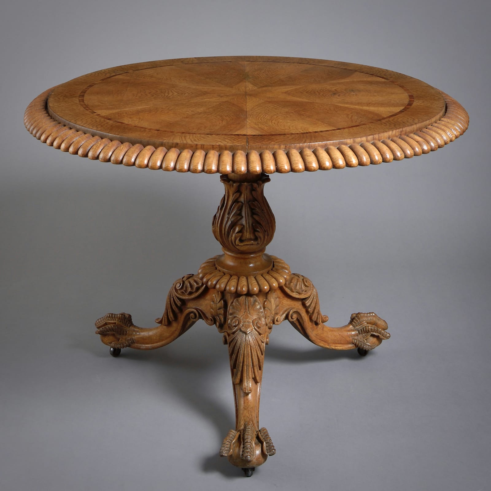 Gillows Oak Centre Table