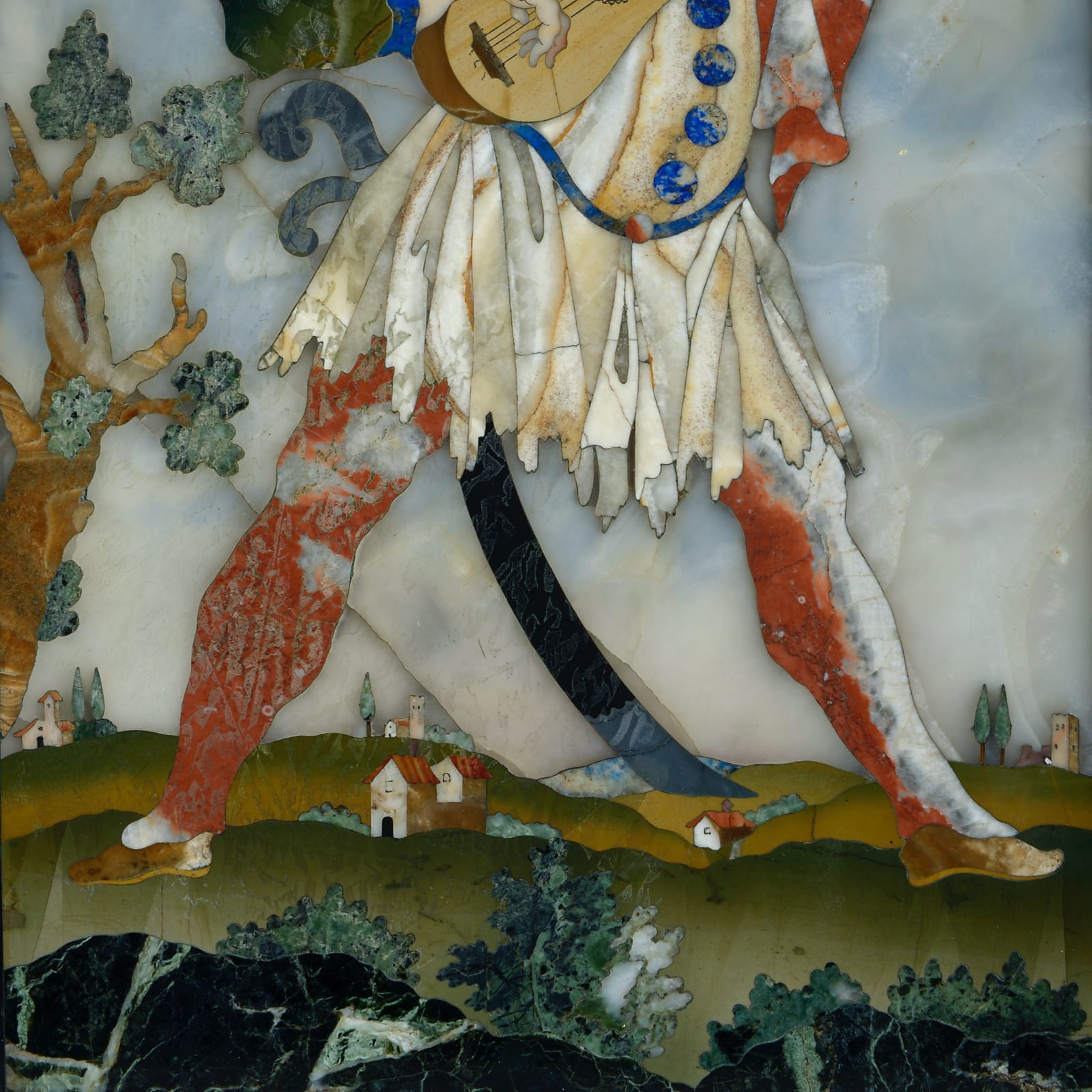 PAIR OF MEDICI WORKSHOP PIETRA DURA PANELS BY BACCIO CAPPELLI