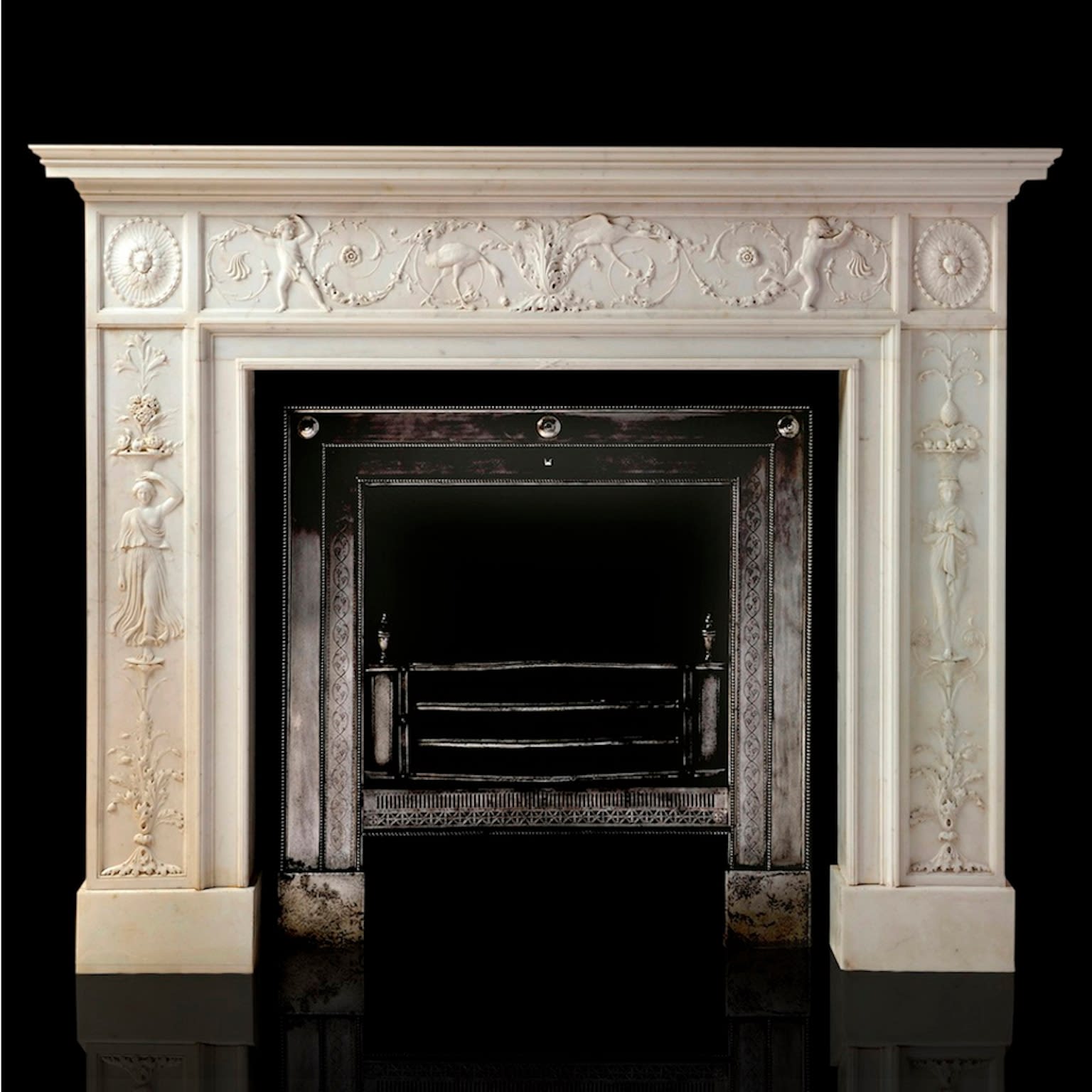 Flaxman, John, CHIMNEYPIECE BY JOHN FLAXMAN R.A. (1755-1826)
